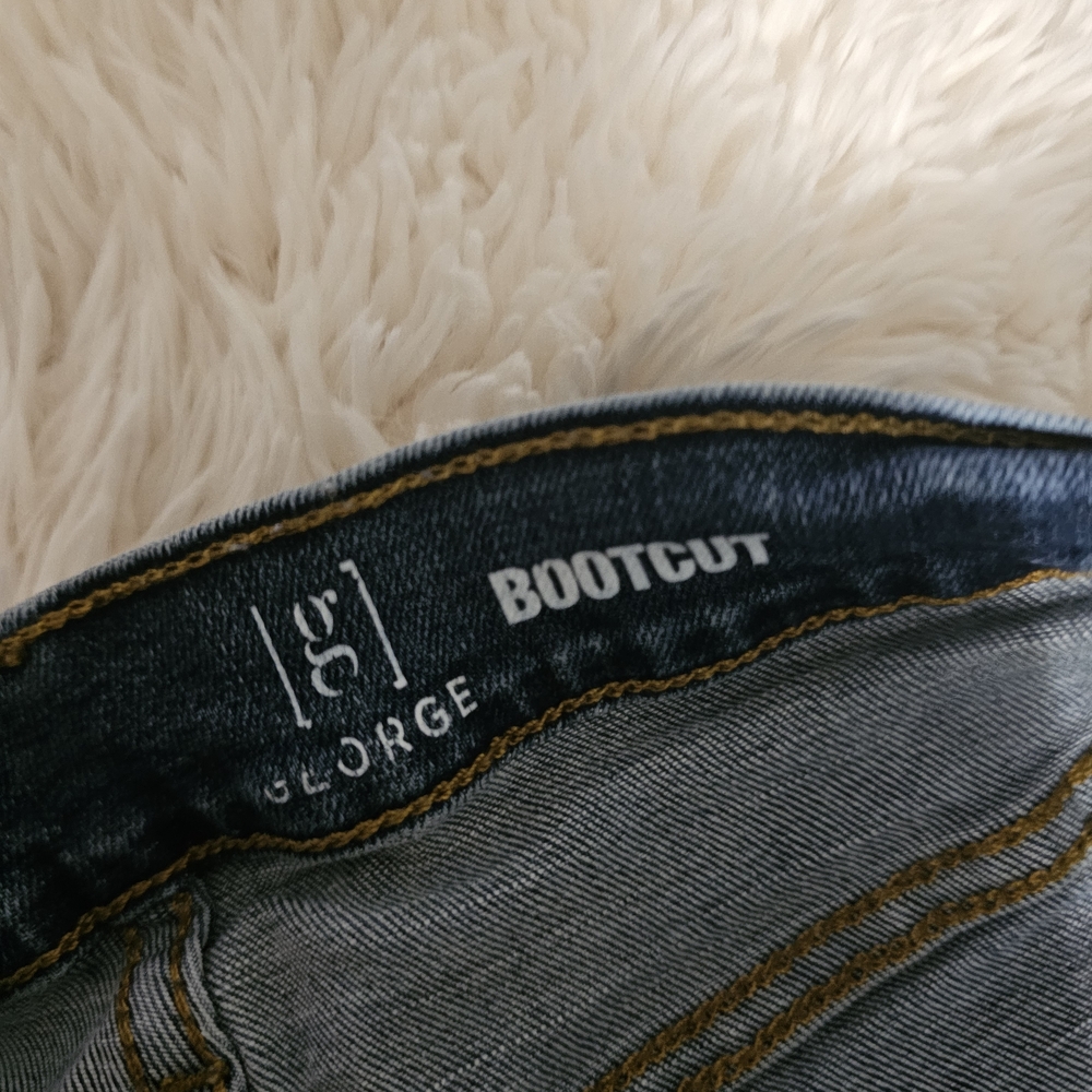 George Dark Blue Women's Boot Cut Jeans - Picture 3 of 4